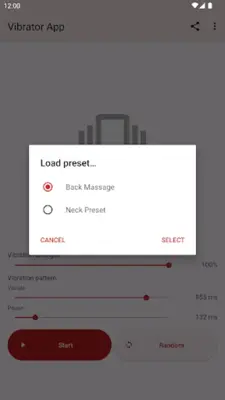 Vibrator App android App screenshot 0