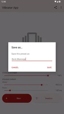 Vibrator App android App screenshot 2